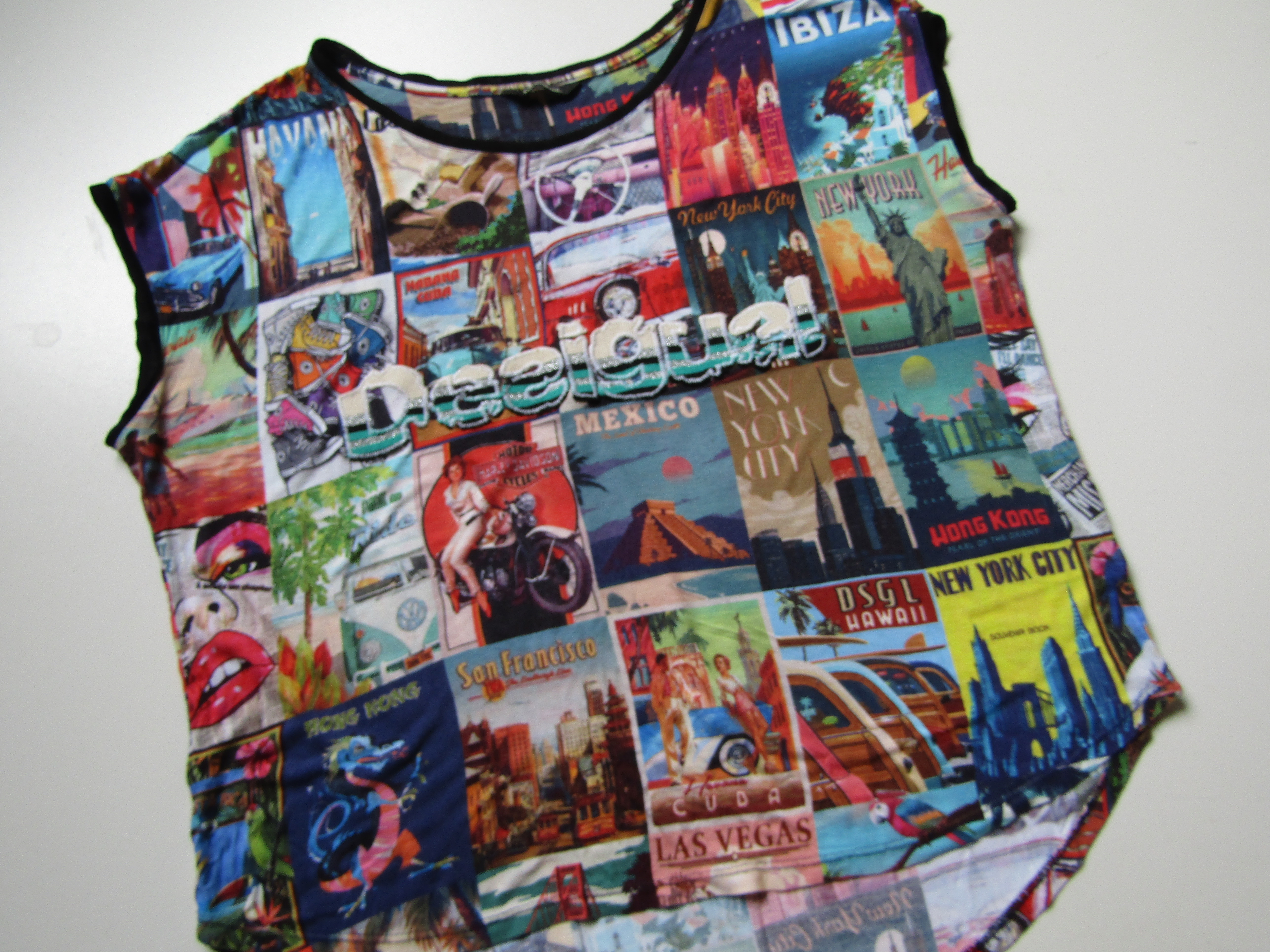 Dámské tričko- DESIGUAL ... VEL-38