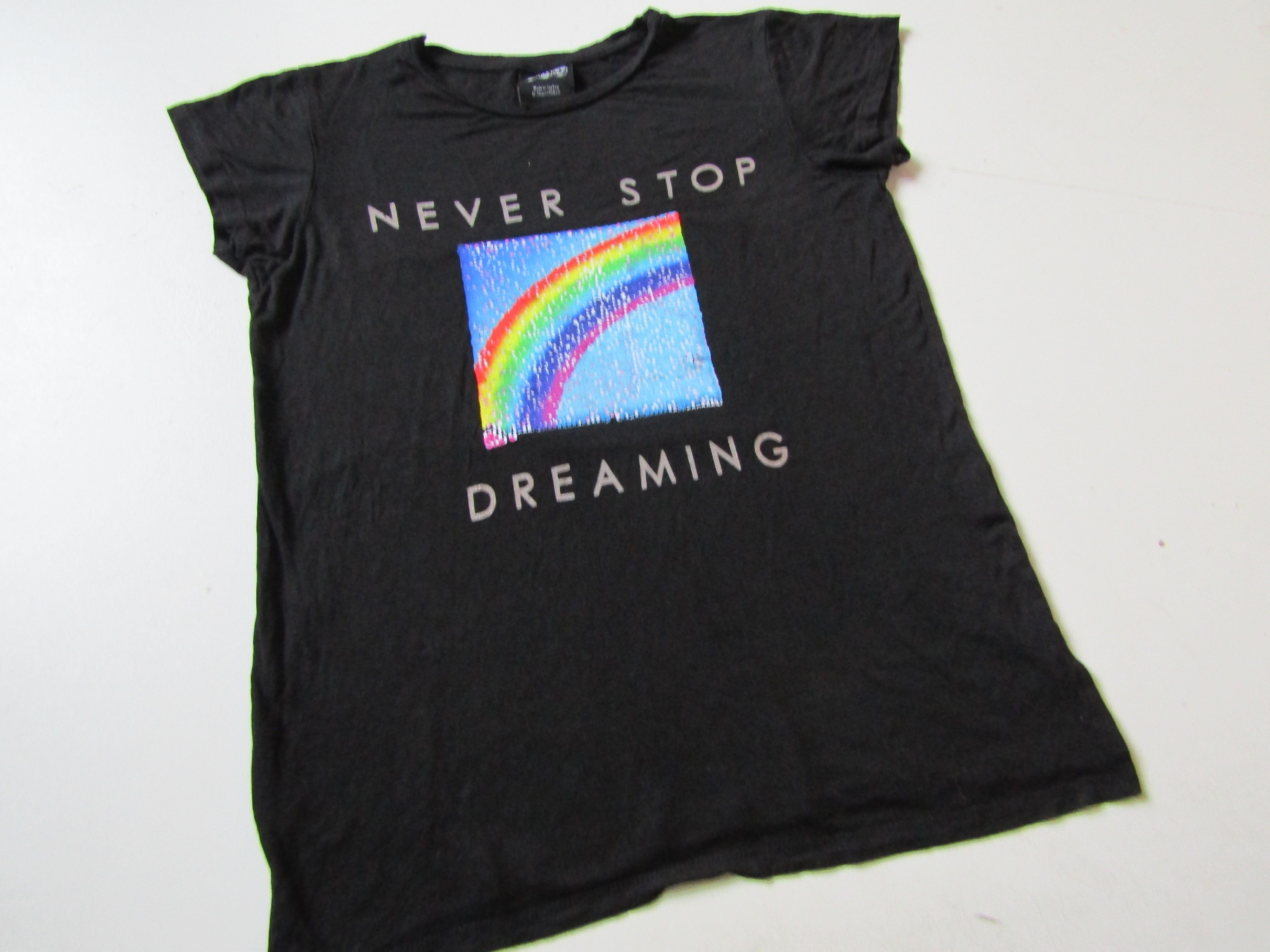 Dívčí tričko- NEVER... VEL-152-158