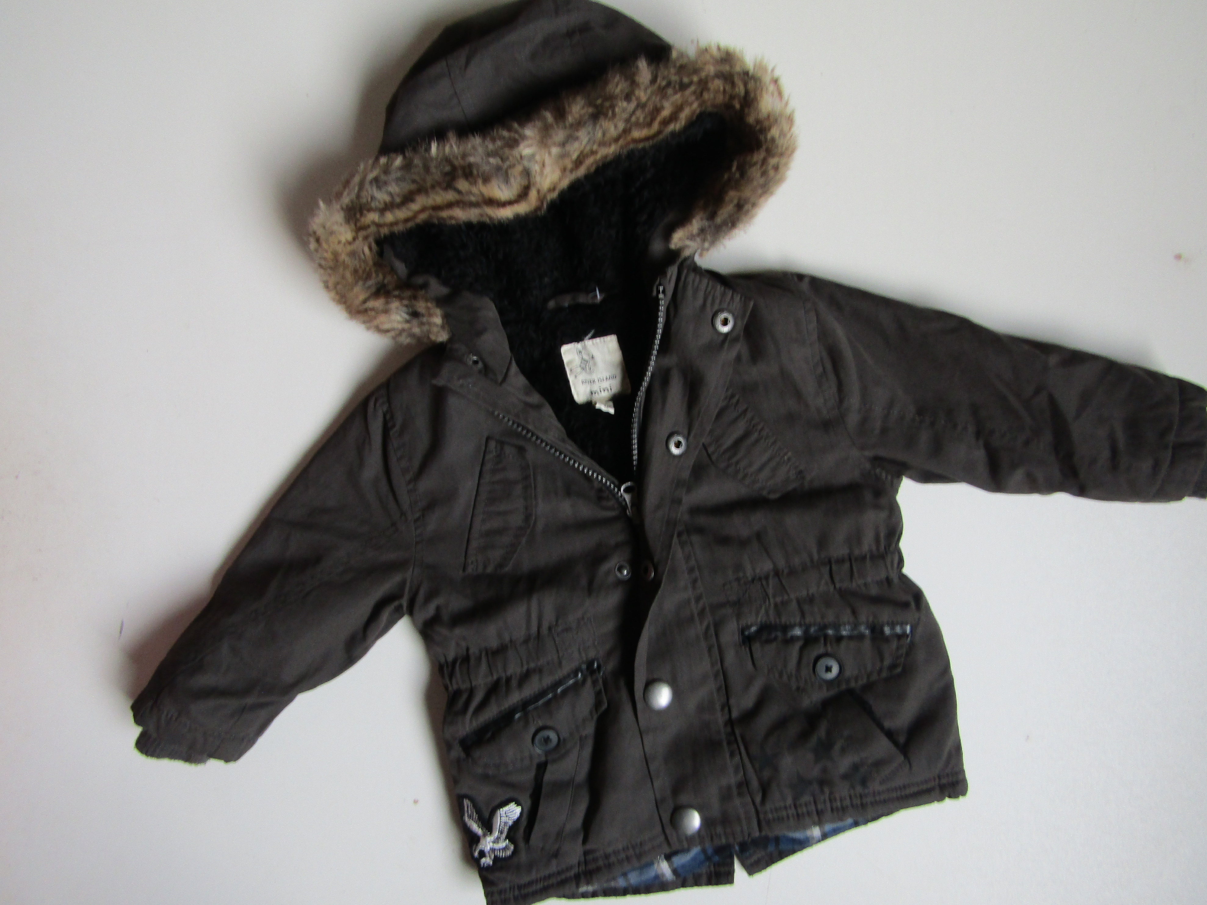 Chlapecká přechodová parka-RIVER ISLAND... VEL-80