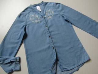 Dívčí džínová košile- C&A... VEL-146-152