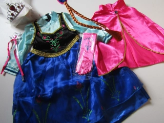 MAŠKARNÍ KOSTÝM- FROZEN-NOVÝ... VEL-122-128