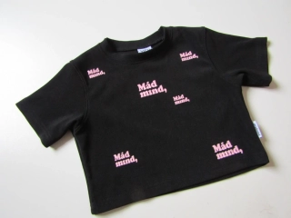 Dívčí crop top- MÁD MIND-NOVÝ... VEL-S