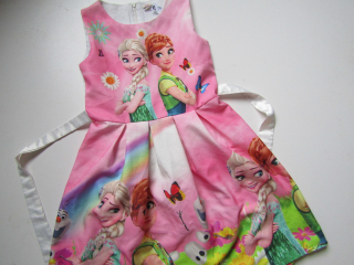 Dívčí šaty- FROZEN...VEL-134-140