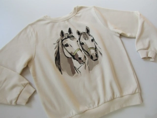 Dívčí mikina- H&M-NOVÁ...VEL-134-140
