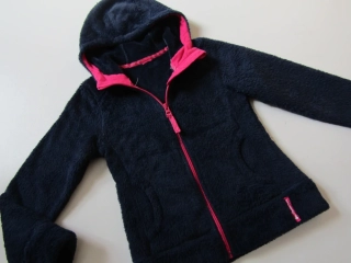 Dívčí chlupatá mikina-bunda- YIGGA... VEL-122-128