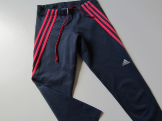 Dívčí sportovní 3/4 leginy- ADIDAS... VEL-XS