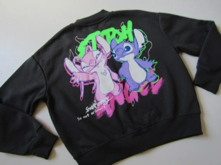 Dívčí mikina- STITCH... VEL-152-164