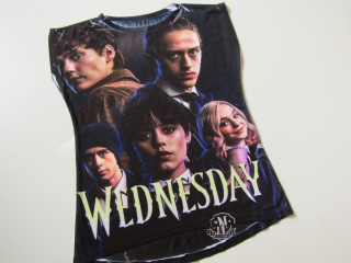 Dívčí tričko- WEDNESDAY... VEL-158-S