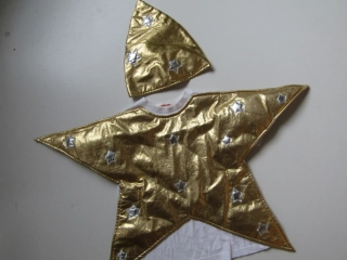 MAŠKARNÍ KOSTÝM- HVĚZDA... VEL-116-122