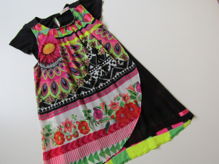 Dívčí šaty- DESIGUAL... VEL-134-140