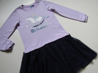 Dívčí teplákové šaty- FROZEN... VEL-134-140