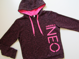 Dívčí sportovní mikina- ADIDAS- NEO- NOVÁ... VEL-M