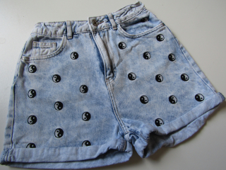 Dívčí džínové kraťasy- DENIM...VEL-152-158