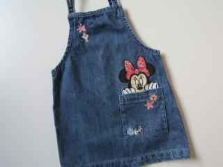 Dívčí džínová šatovka- NEXT... VEL-98-104