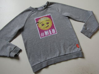 Dívčí mikina- EMOJI... VEL-146