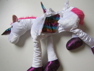 MAŠKARNÍ KOSTÝM- JEDNOROŽEC-NOVÝ.. VEL--122-140