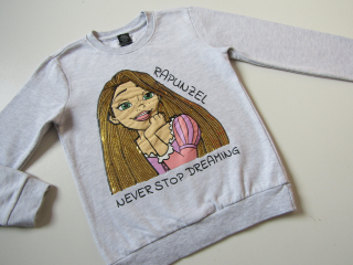 Dívčí mikina- DISNEY... VEL-128