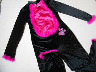 MAŠKARNÍ KOSTÝM-KOČKA-NOVÝ...VEL-152 A VÍC