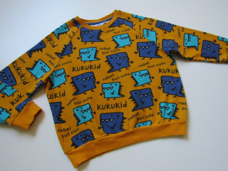 Chlapecká mikina- KUKUKID... VEL-128