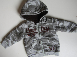 Chlapecká oteplená mikina... VEL-80