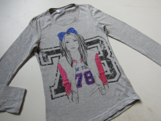 Dívčí tričko... VEL-134-140