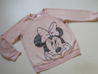 Dívčí huňatá mikina- DISNEY... VEL-122-128
