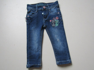 Dívčí elastické džíny- DENIM-NOVÉ... VEL-80
