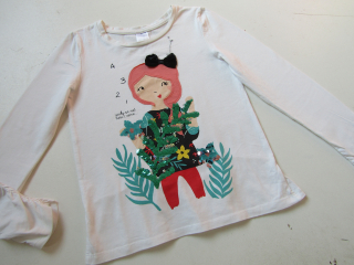 Dívčí tričko- C&A.... VEL-128