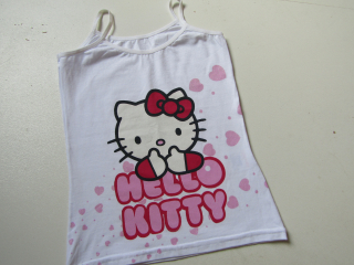 Dívčí tílko- HELLO KITTY.... VEL-110