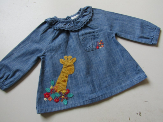 Dívčí džínová tunika- NEXT... VEL-74
