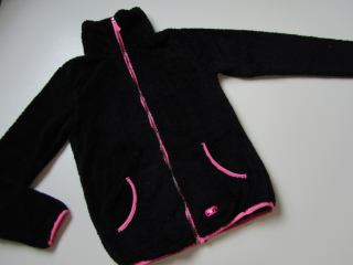 Dívčí huňatá bunda- PAGE YOUNG... VEL-146-152