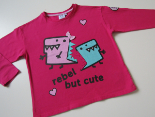 Dívčí tričko-mikina- KUKUKID... VEL-128