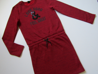 Dívčí teplákové šaty- Y.F.K. ... VEL-158-164