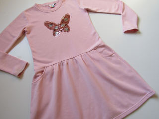 Dívčí teplákové šaty- KIDS... VEL-158