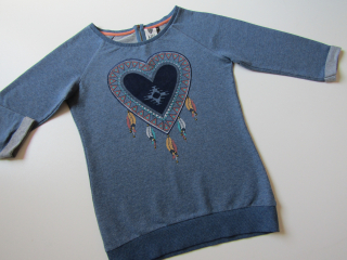 Dívčí mikina- KISS... VEL-S