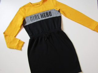 Dívčí teplákové šaty- GIRL... VEL-170