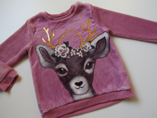 Dívčí huňatá mikina... VEL-92-98