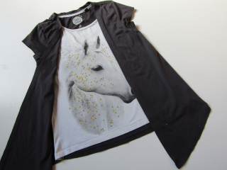 Dívčí tričko- C&A... VEL-134