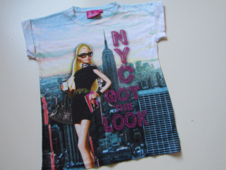 Dívčí tričko- BARBIE... VEL-140-146