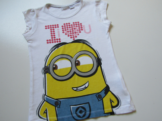 Dívčí tričko- MIMOŇI... VEL-110-116