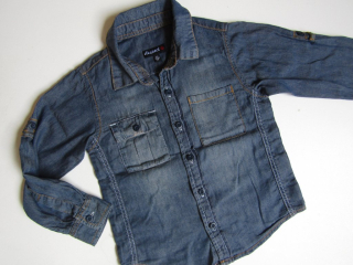 Chlapecká džínová košile-RESPECT... VEL-110-116