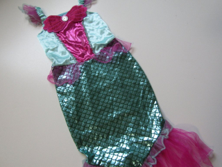 MAŠKARNÍ KOSTÝM- MOŘSKÁ PANNA-NOVÝ... VEL-116-128