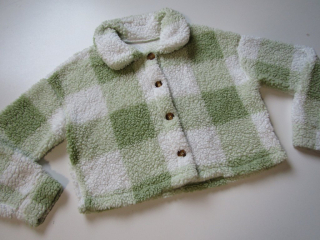 Dívčí huňatá bunda-mikina- GIRLS... VEL-M