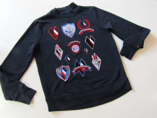 Dívčí mikina- TOMMY HILFIGER... VEL-XS