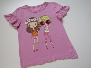 Dívčí tričko- C&A... VEL-140