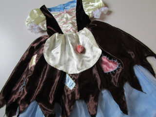 MAŠKARNÍ KOSTÝM-OBOUSTRANNÝ-  POPELKA... VEL-122-128