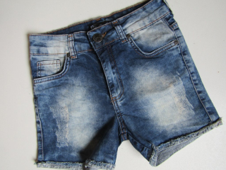 Dívčí džínové kraťasy MISS...VEL-134-140