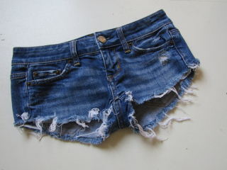 Dívčí džínové kraťasy- DENIM...VEL-152-158